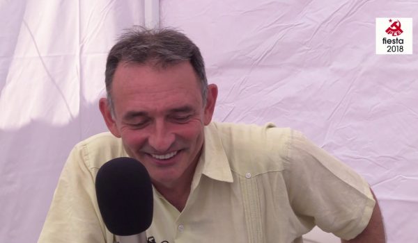 FIESTA PCE 2018 ENRIQUE SANTIAGO