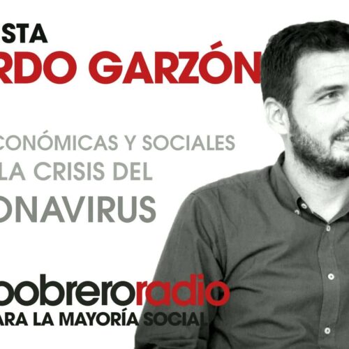 Entrevista Eduardo Garzón: valoración medidas sociales y económicas