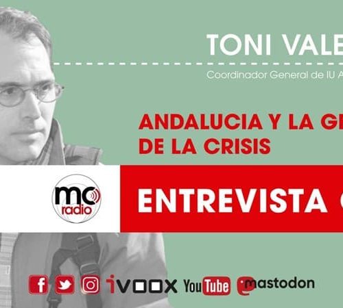 Entrevista a Toni Valero coordinador de IU Andalucía