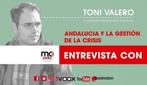 Entrevista a Toni Valero coordinador de IU Andalucía